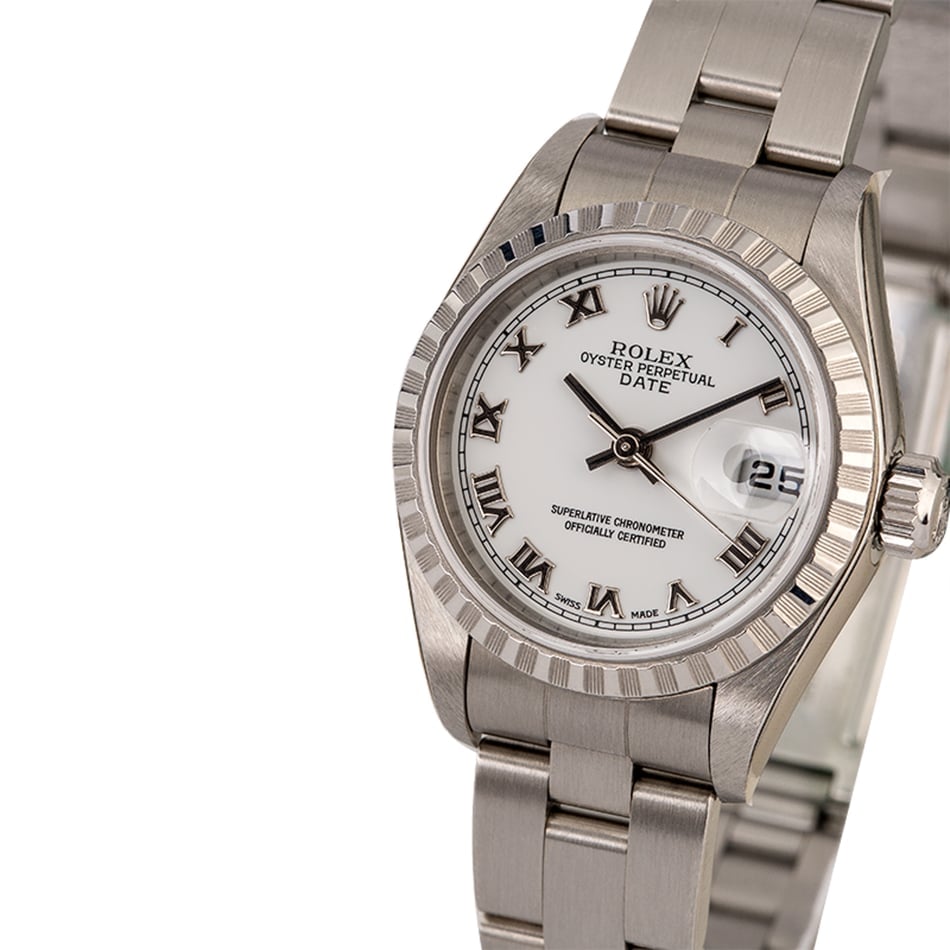 Rolex Lady Date 79240 White Roman