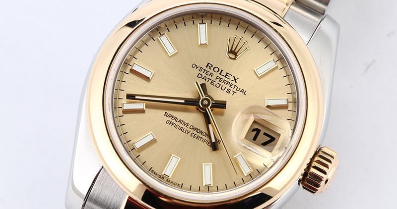 Rolex Lady Datejust 179163 Two Tone Oyster Band