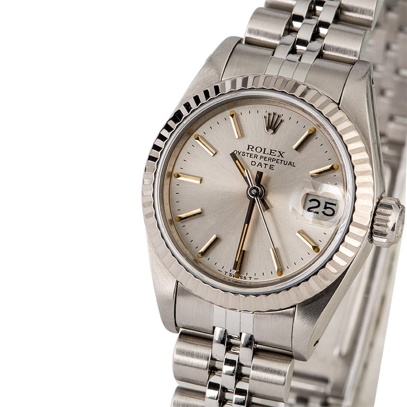 Rolex Ladies Datejust 69174 Silver Dial