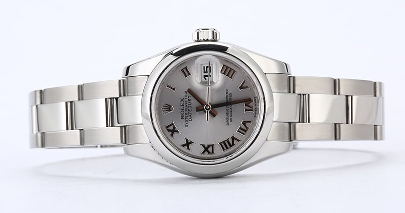 Rolex Datejust 179160 Rhodium Roman