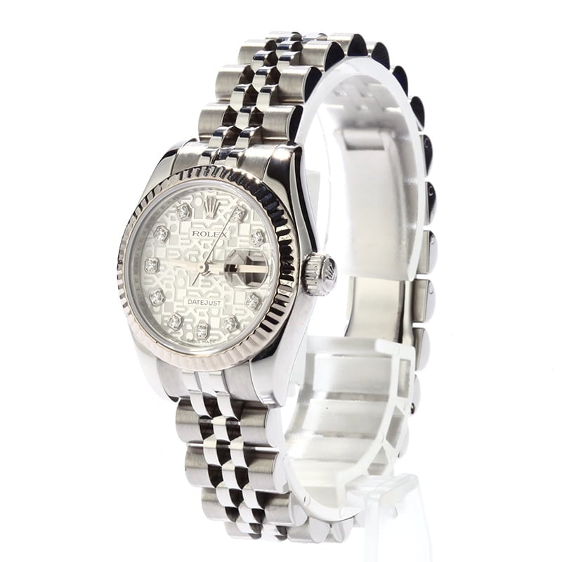 Pre-Owned Rolex Datejust 179174 Diamond Jubilee Dial