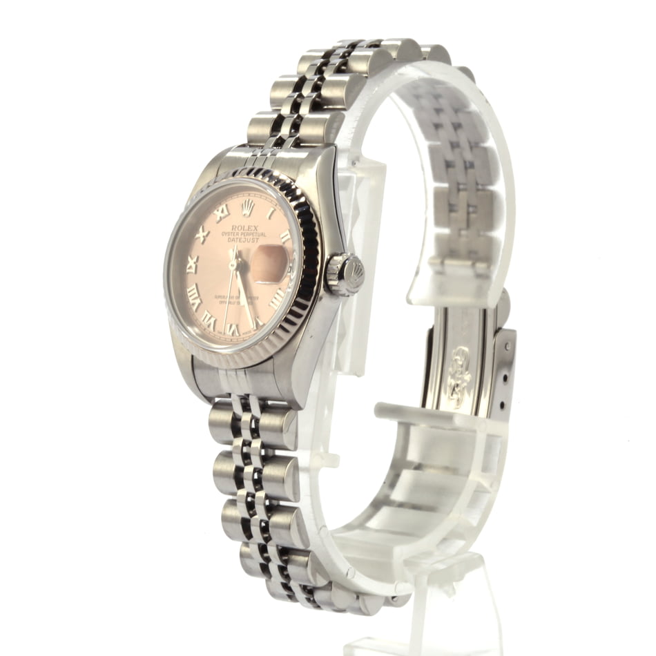 Pre Owned Rolex Lady Datejust 79174 Roman Salmon Dial