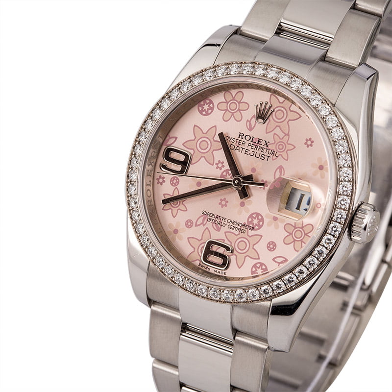 Rolex Datejust Floral Dial116234