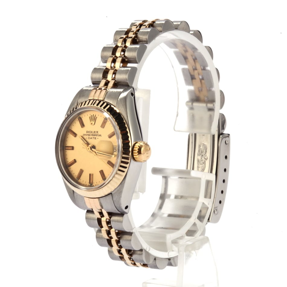 Pre-Owned Rolex Ladies Date 6917 Champagne Dial T