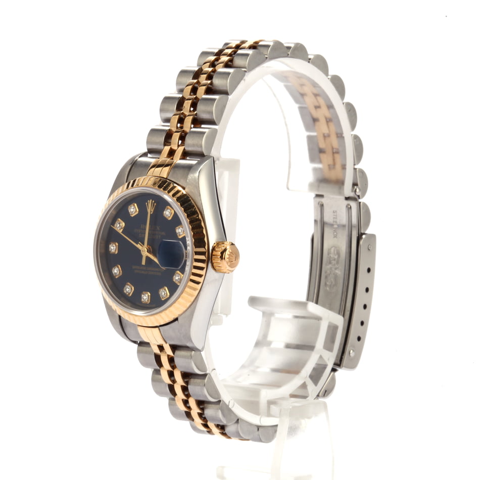 Used Rolex Ladies Datejust 79173 Diamond Markers T