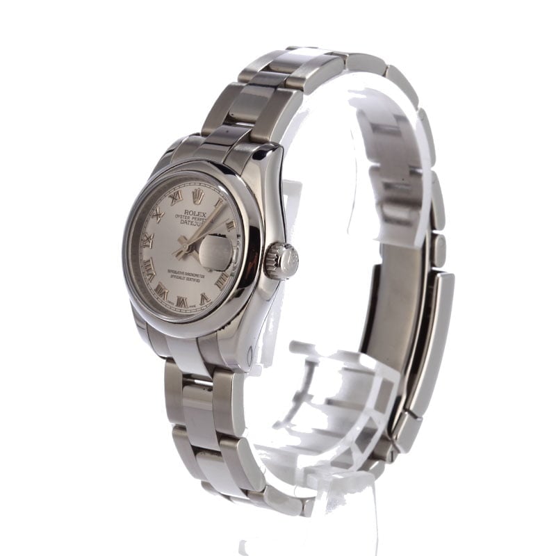 Pre Owned Rolex Ladies Datejust 179160 Silver Dial