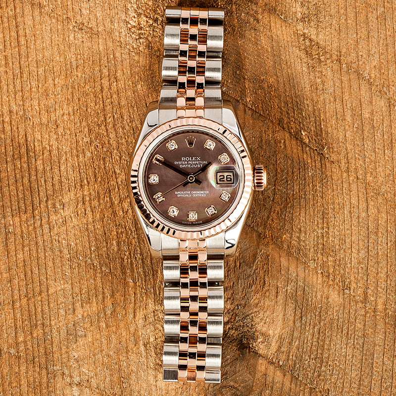 Rolex Lady Datejust 179171 Rose Gold Jubilee