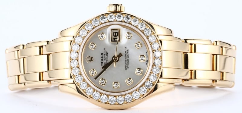 Ladies Rolex Pearlmaster 69298