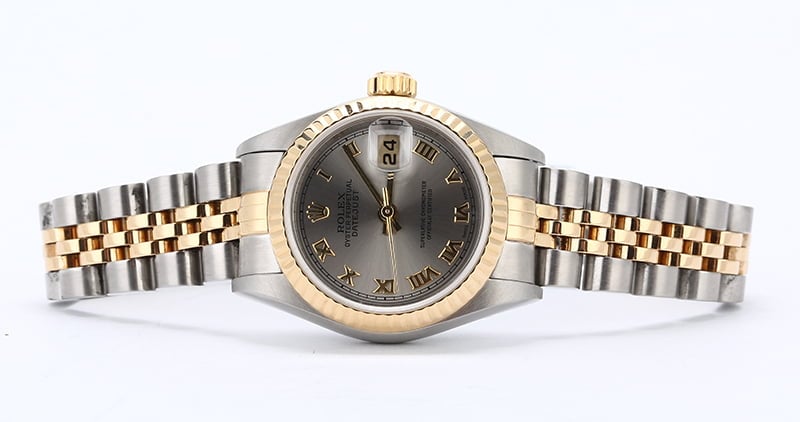 Women's Rolex Datejust 79173 Slate Roman Dial