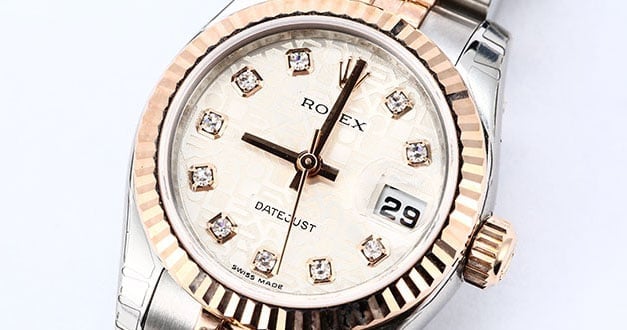 Factory Stickered Rolex Lady Datejust 179171 Diamond Jubilee Dial