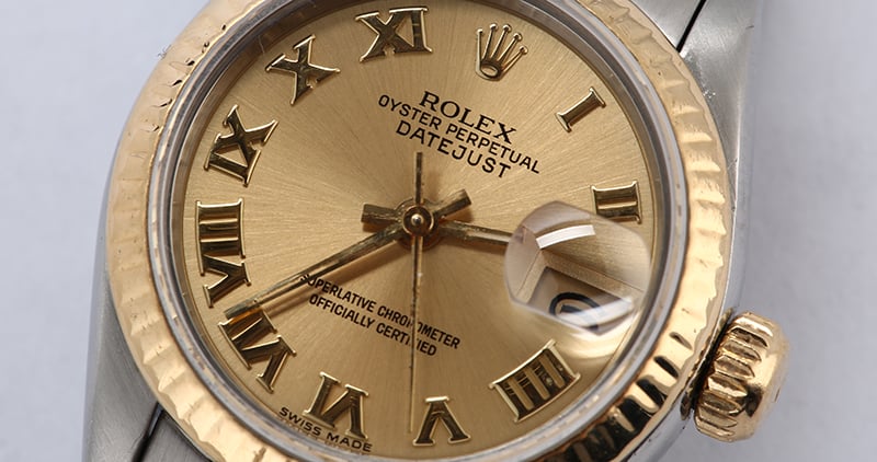 Rolex Datejust 69173 Two Tone Oval Link