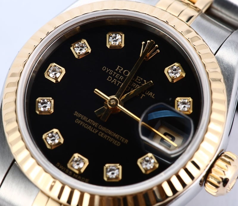 Rolex Lady-Datejust 79173 Black Diamond Dial