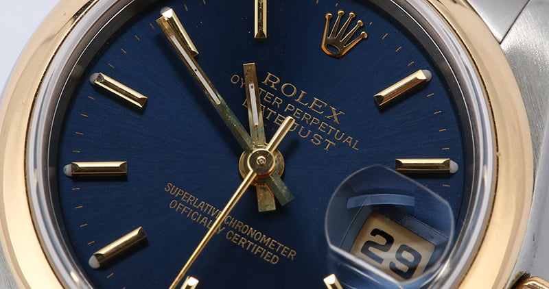 Rolex Lady Datejust 69163 Blue Dial