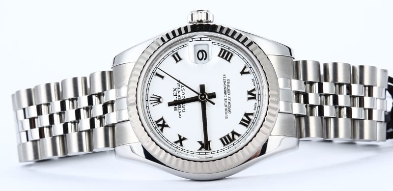 Rolex Datejust 178274 White Dial Mid-Size