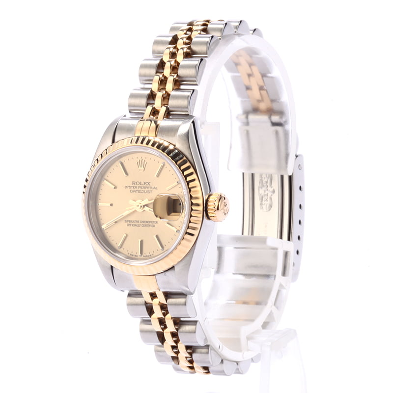 Pre Owned Rolex Datejust 79173 Light Champagne Dial