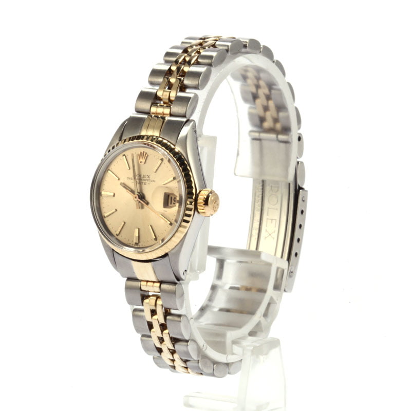 Vintage Rolex Ladies Datejust 6517 Two Tone