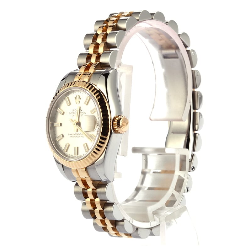 Used Rolex Lady Datejust 179173 White Dial