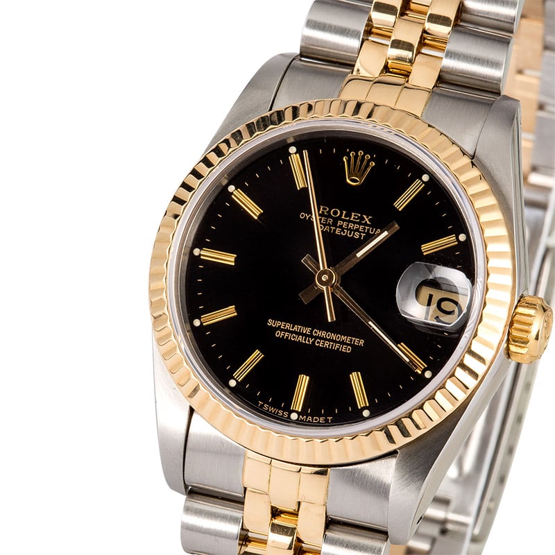 Rolex Datejust 31 Mid-size 68273 Black