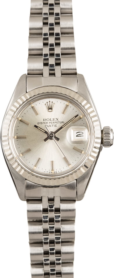 Ladies Rolex Datejust 6917 Silver Dial