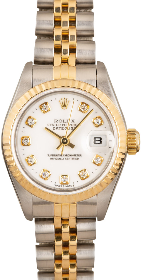 Buy Used Rolex Ladies Datejust 69173 | Bob's Watches - Sku: 149383 x
