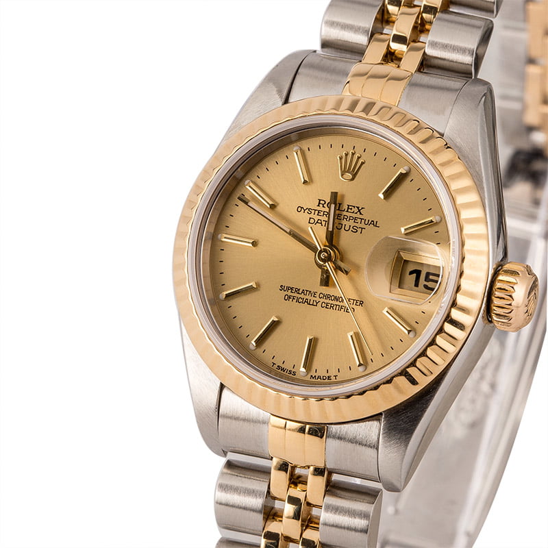 Pre Owned Rolex Datejust 79173 Light Champagne Dial