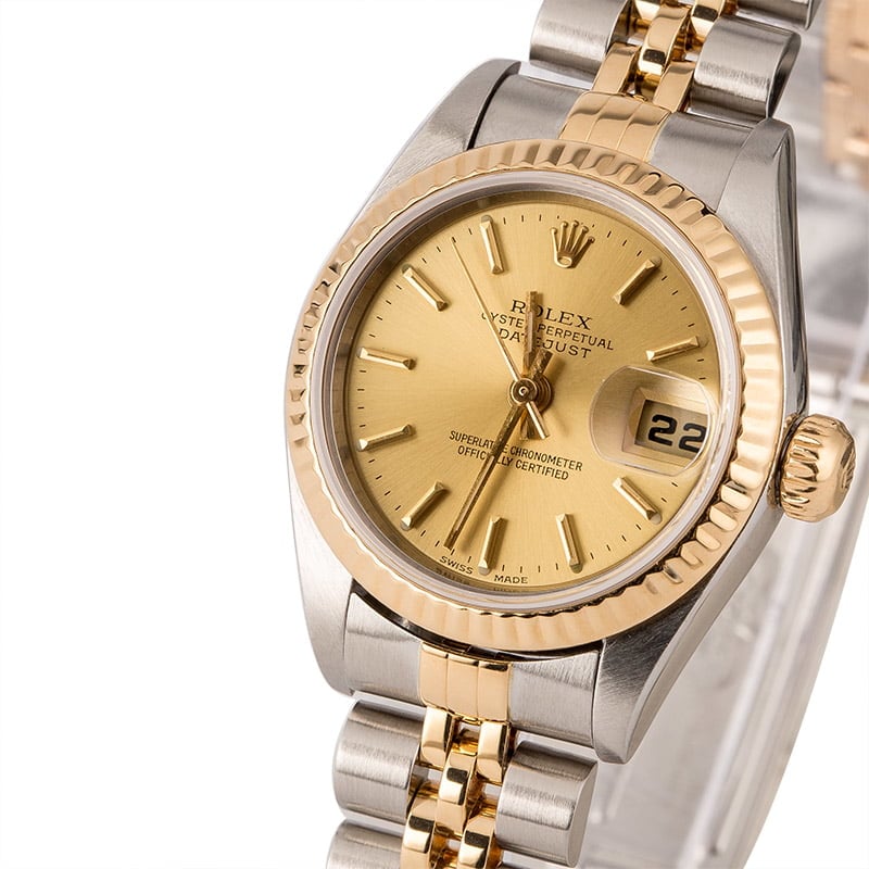 Pre Owned Rolex Datejust 79173 Champagne Dial