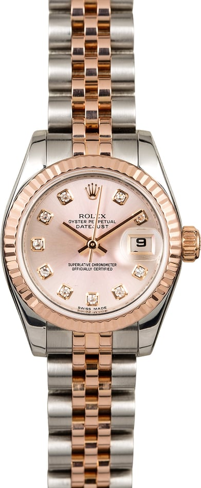 Rolex Lady Datejust 179171 Pink Diamond Dial