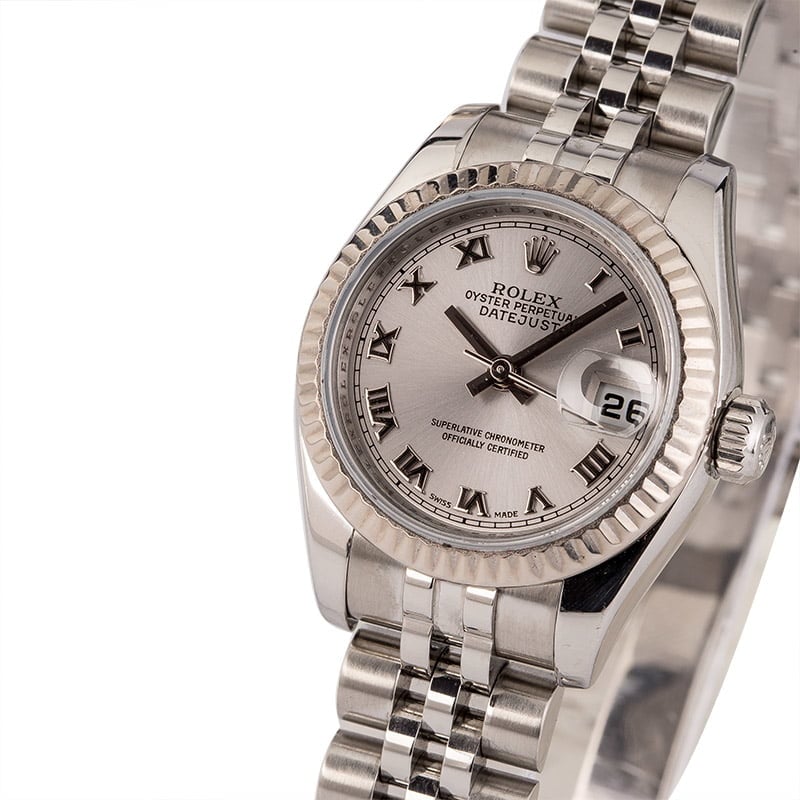 Pre-Owned Rolex Lady-Datejust 179174 Roman Dial