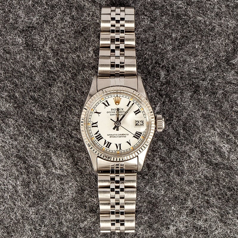 Vintage Ladies Rolex Datejust 6517 Two Tone Jubilee