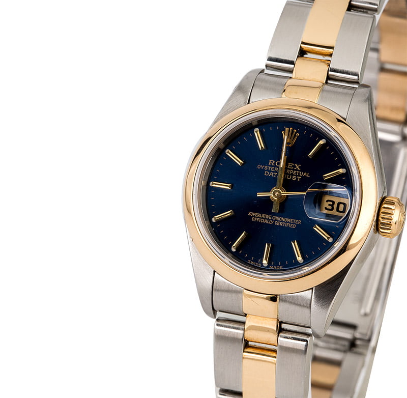 Rolex Lady Datejust 69163 Blue Dial