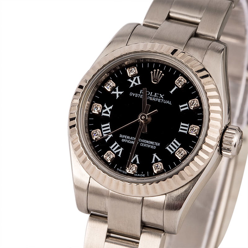 Rolex Ladies Oyster Perpetual 176234 Diamond Dial