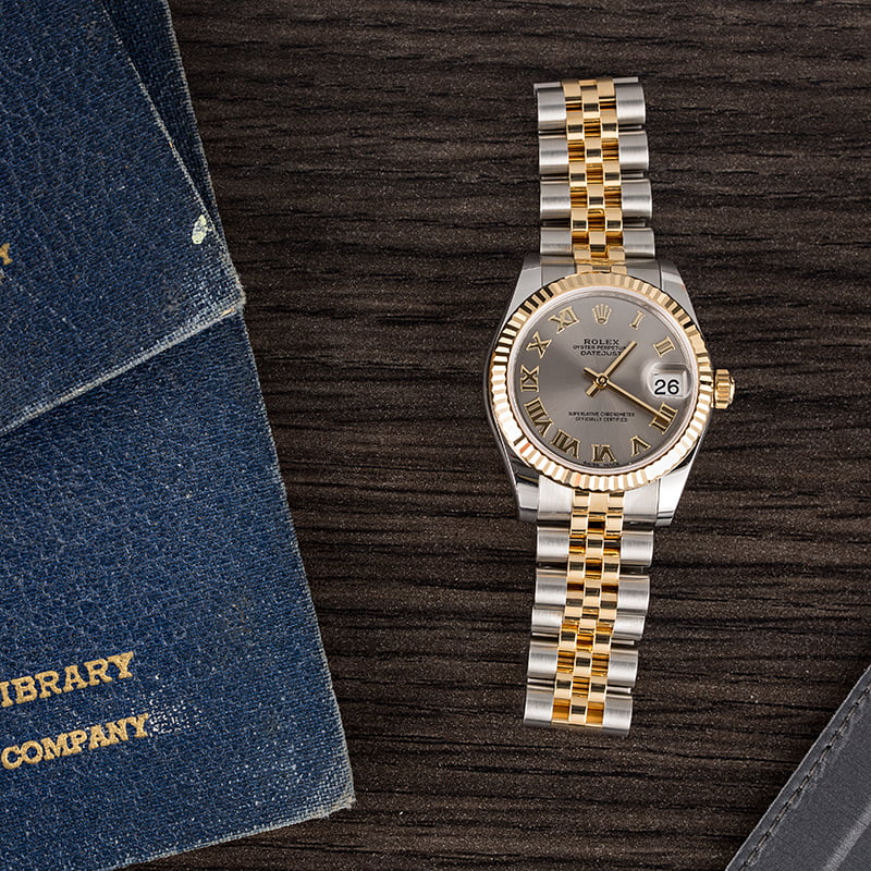 Rolex Datejust 178273 Steel Roman Dial