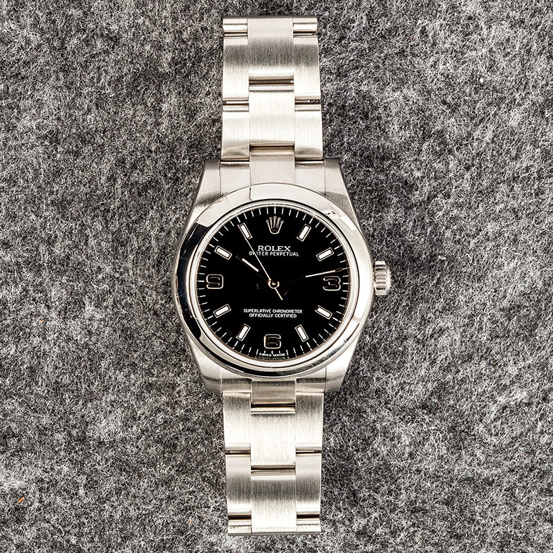 Rolex Oyster Perpetual 31mm 177200 Black