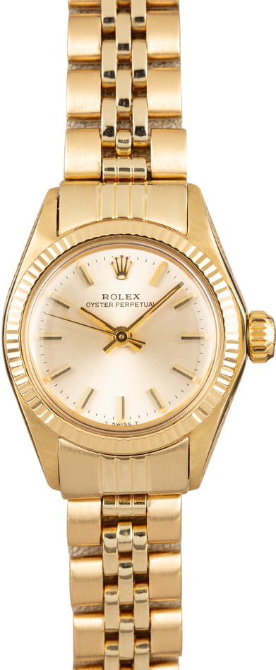 white and gold rolex