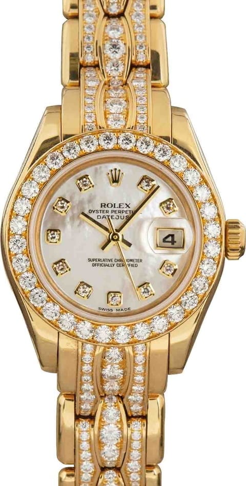 Pre owned ladies rolex on sale pearlmaster