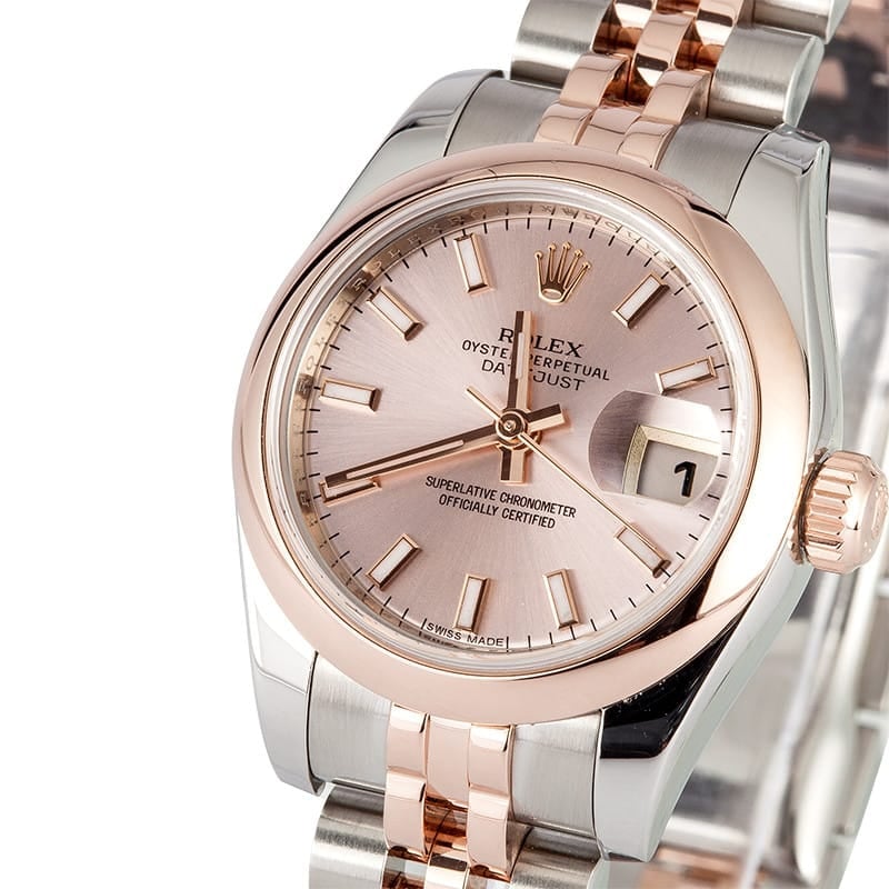 Ladies Rose Gold Datejust 179161 x