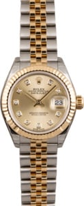 Unworn Rolex Datejust 279173 Diamond Dial