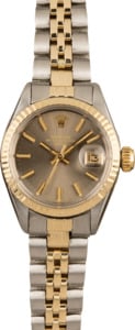 Pre-Owned Rolex Date 6917 Slate Index Dial