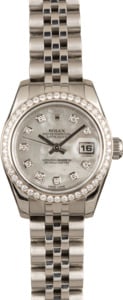 Pre-Owned Rolex Lady Datejust 179384 MOP Diamonds