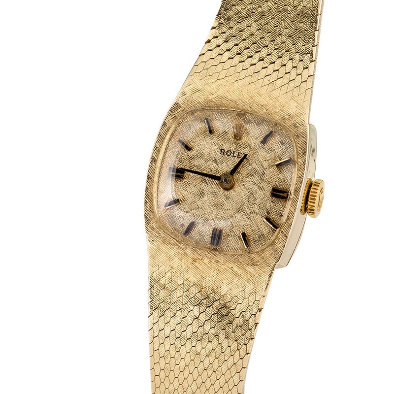 Gold Vintage Ladies Rolex Cocktail Watch