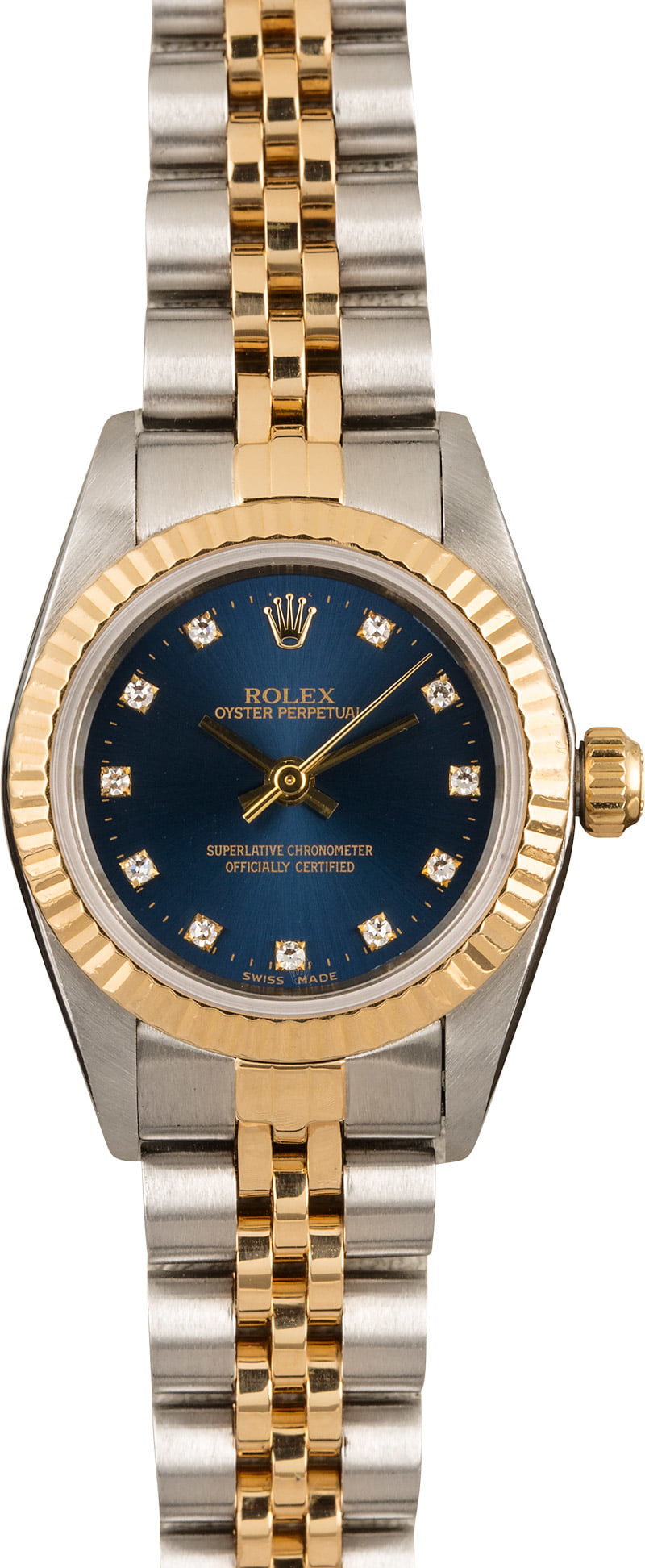 Rolex Ladies Oyster Perpetual 76193 Two-Tone