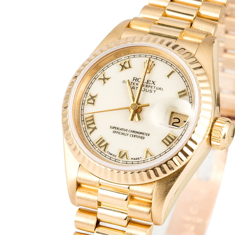 rolex ladies datejust president