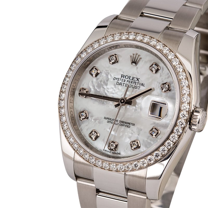 Rolex Datejust 116244 MOP Diamonds