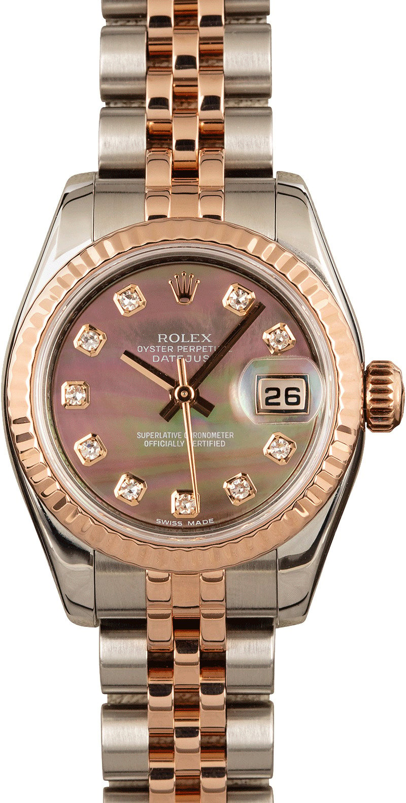 Rolex Lady Datejust 179171 Rose Gold Jubilee