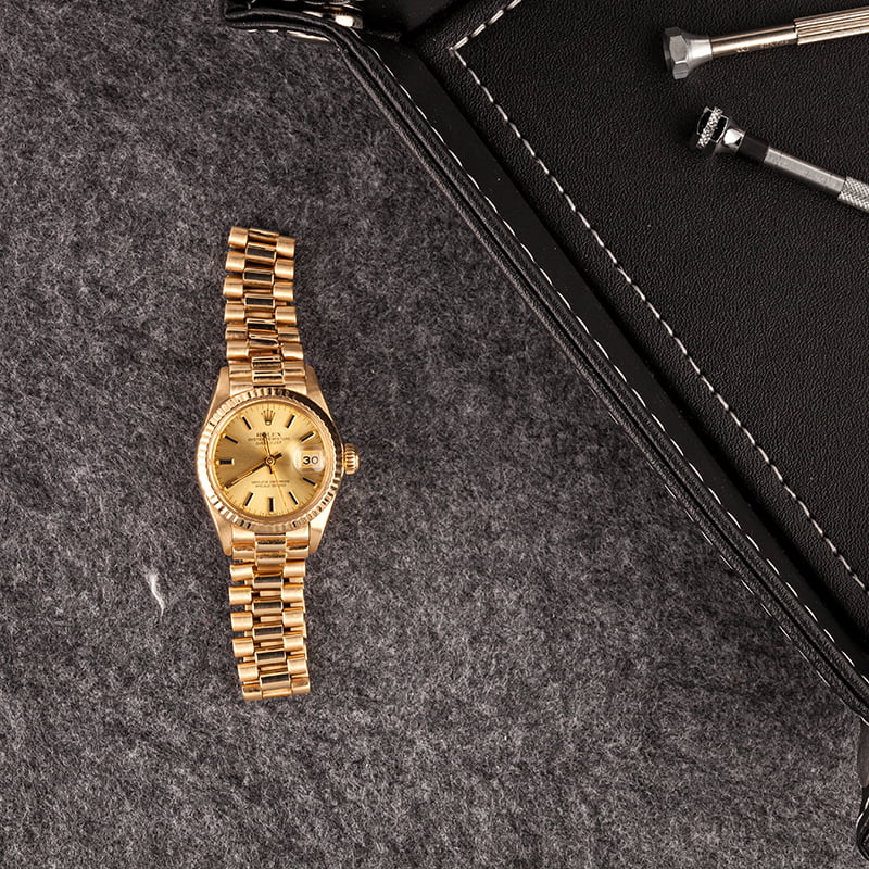 rolex lady datejust president bracelet