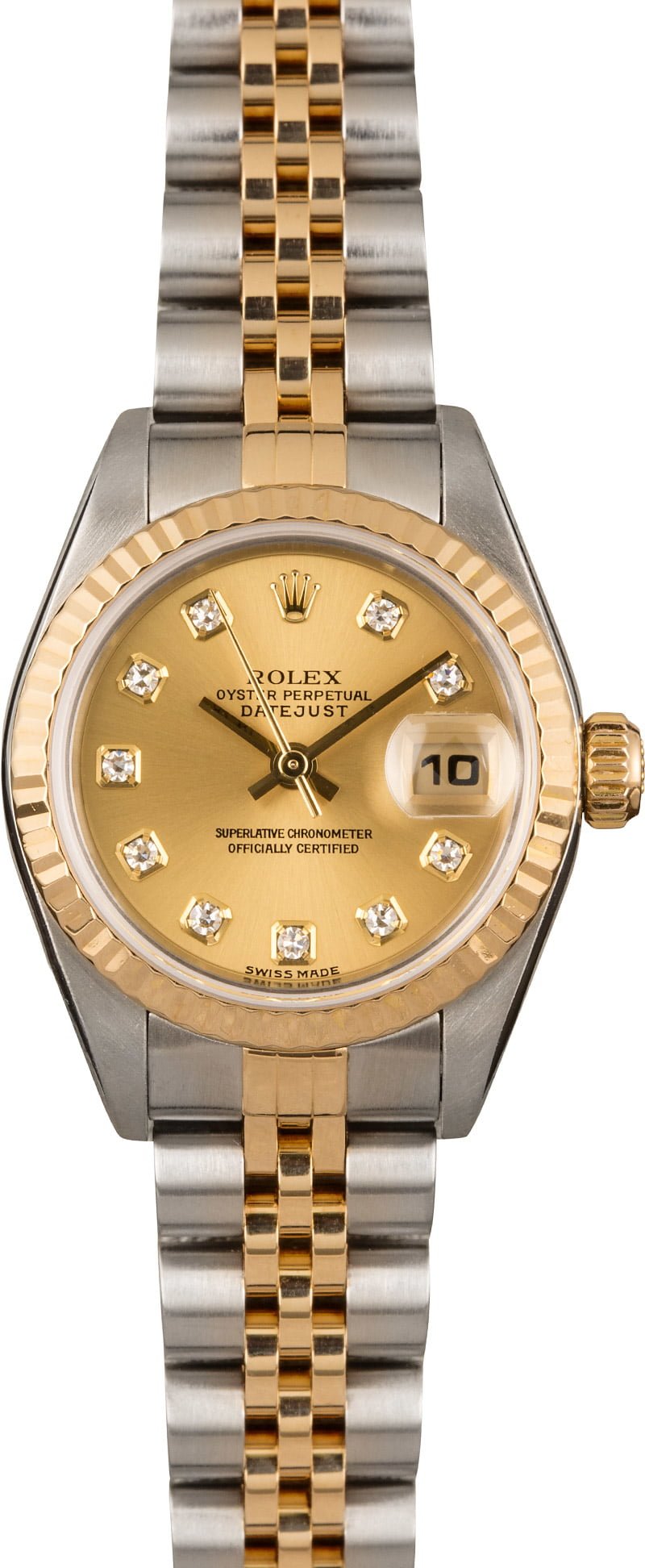 長さ延長に】ROLEX デイトジャスト Ref.79173【4コマ】 レディース