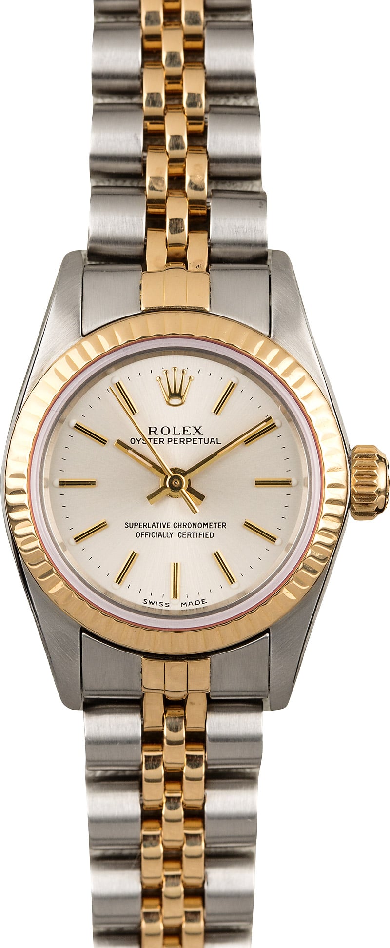 Rolex Oyster Perpetual 67193 Silver Dial