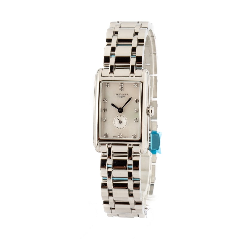 Longines DolceVita White Mother of Pearl Diamond Dial