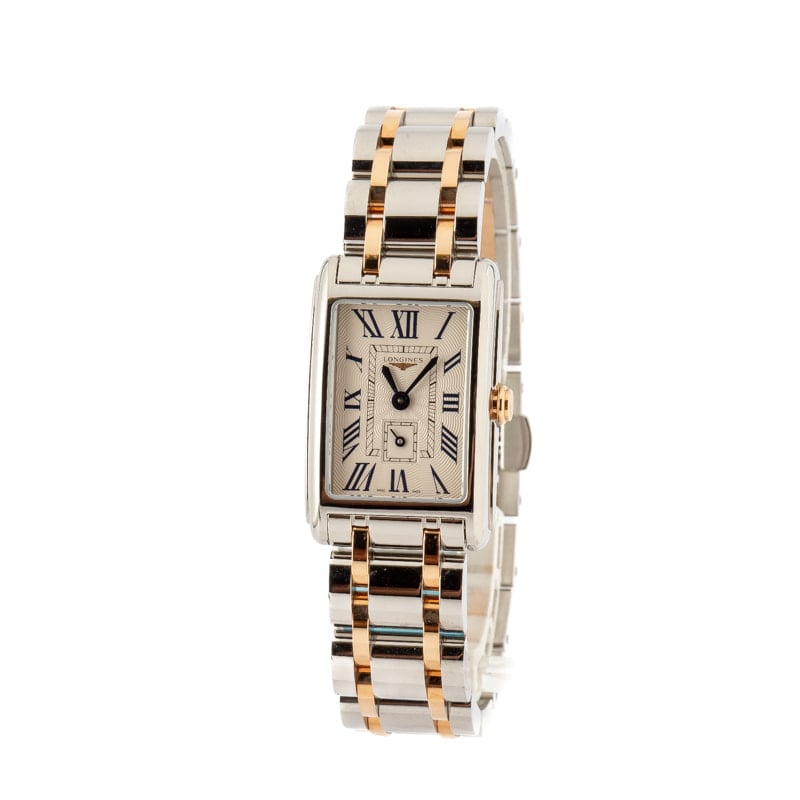 Longines DolceVita Steel & 18k Pink Gold