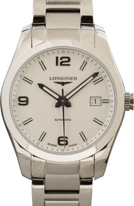 Longines Conquest Silver Dial